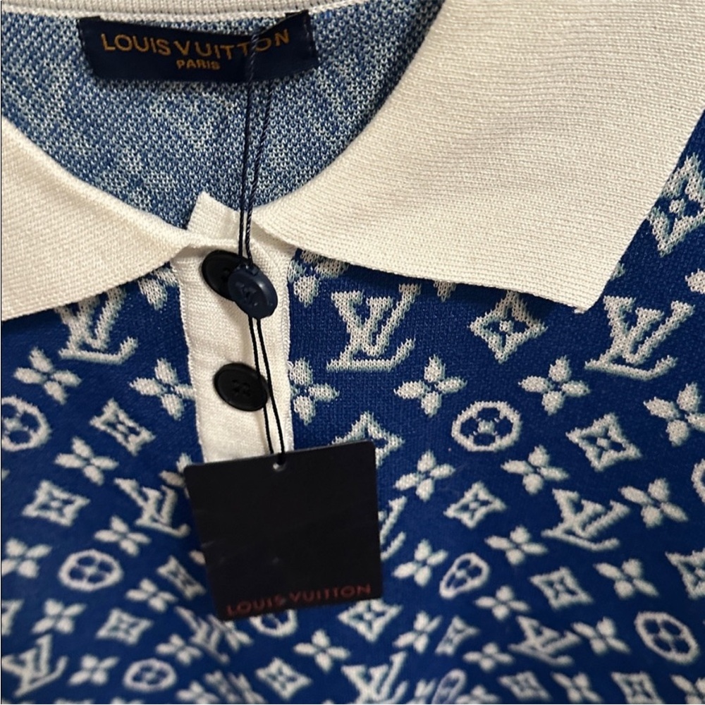 Blue & white polo - Picture 2 of 4